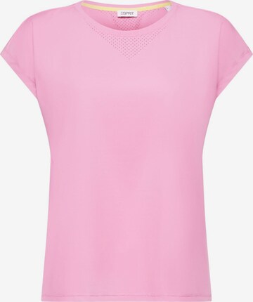 T-shirt ESPRIT en rose : devant