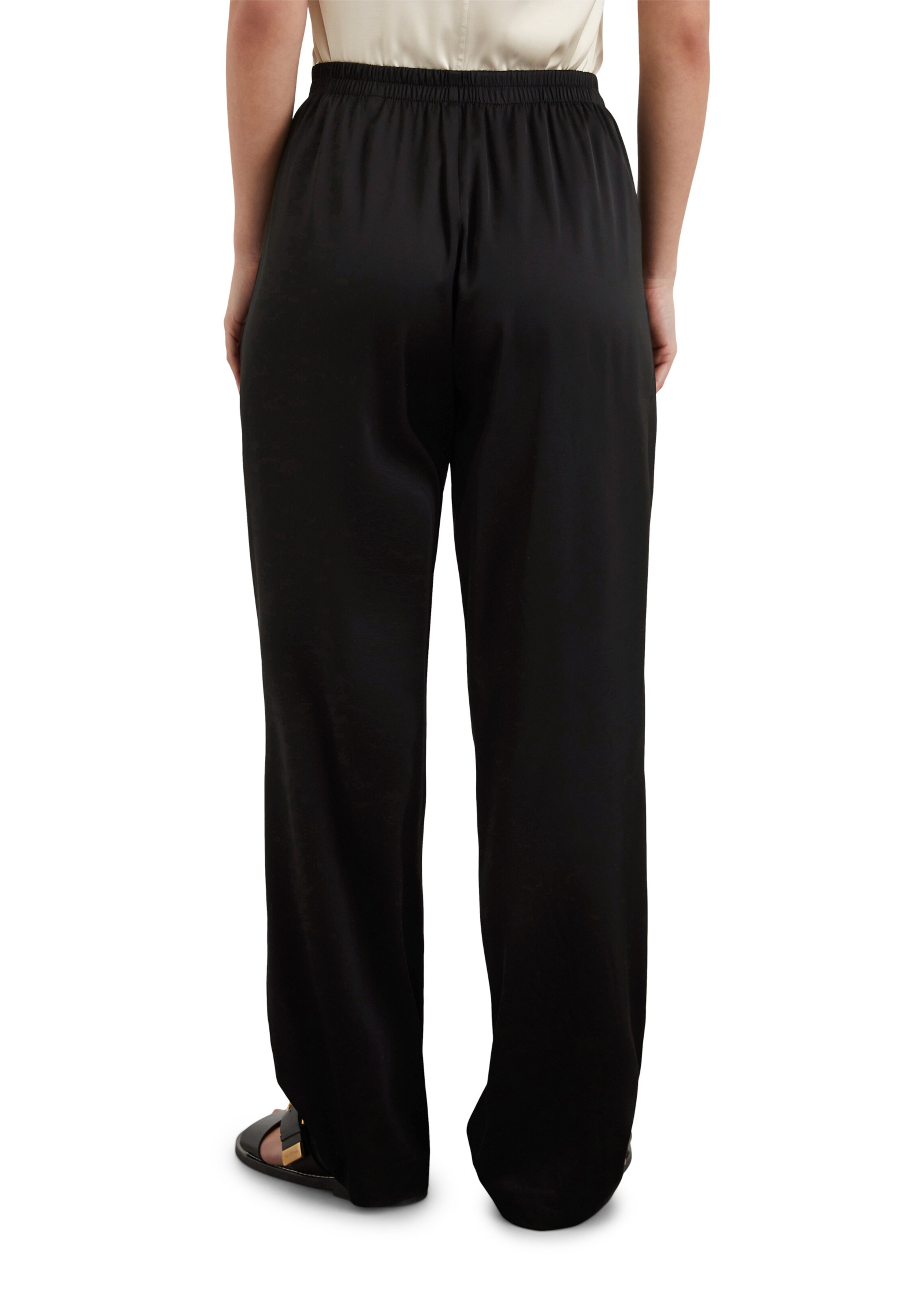 Marc O'Polo Loosefit Broek in Zwart