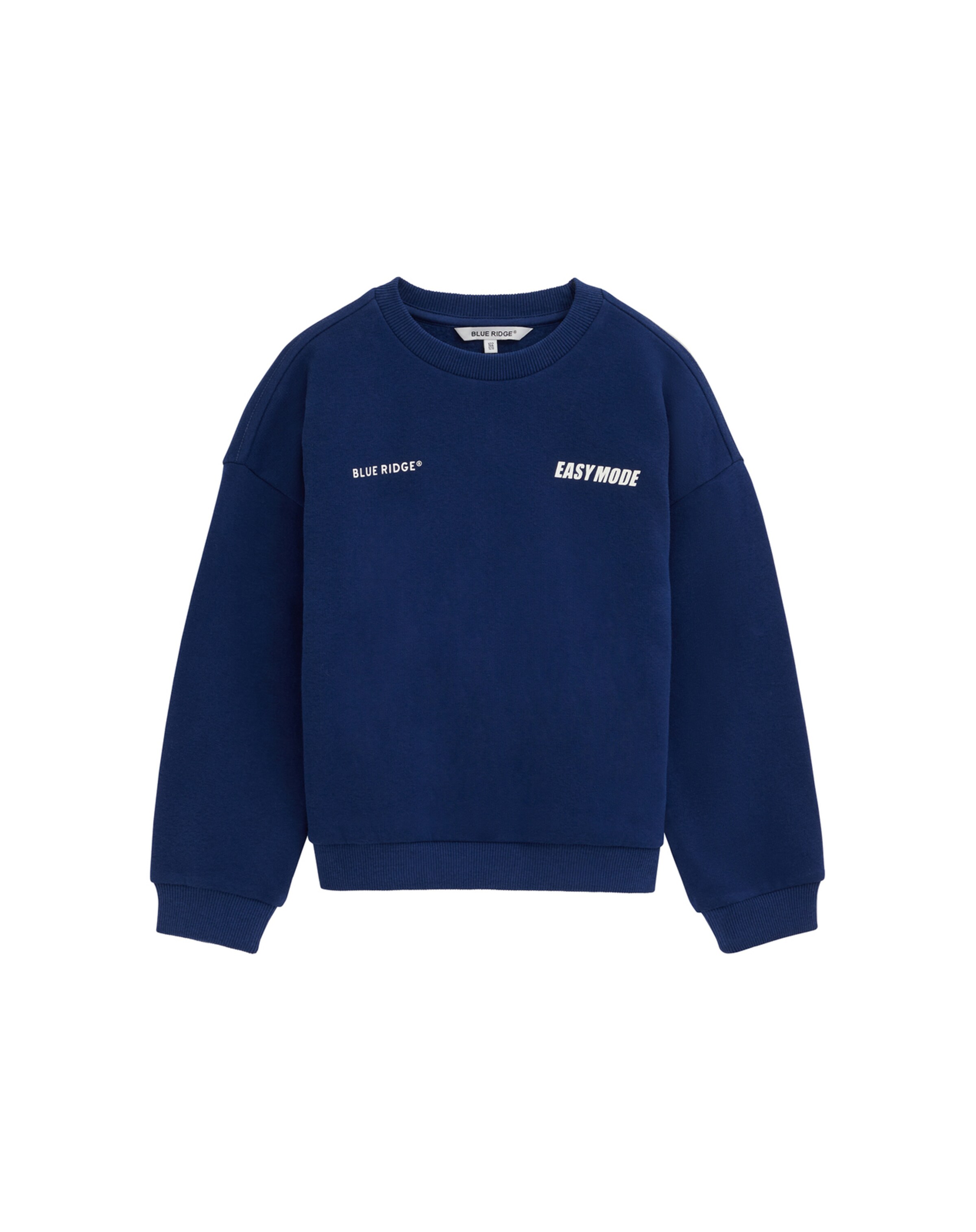 WE Fashion Sweatshirt in Blauw: voorkant