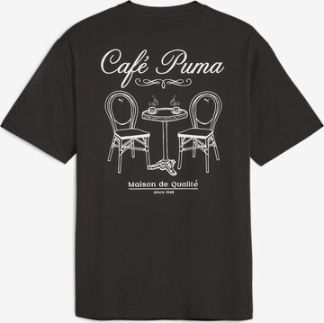 PUMA Shirt 'CLASSICS CAFE' in Zwart