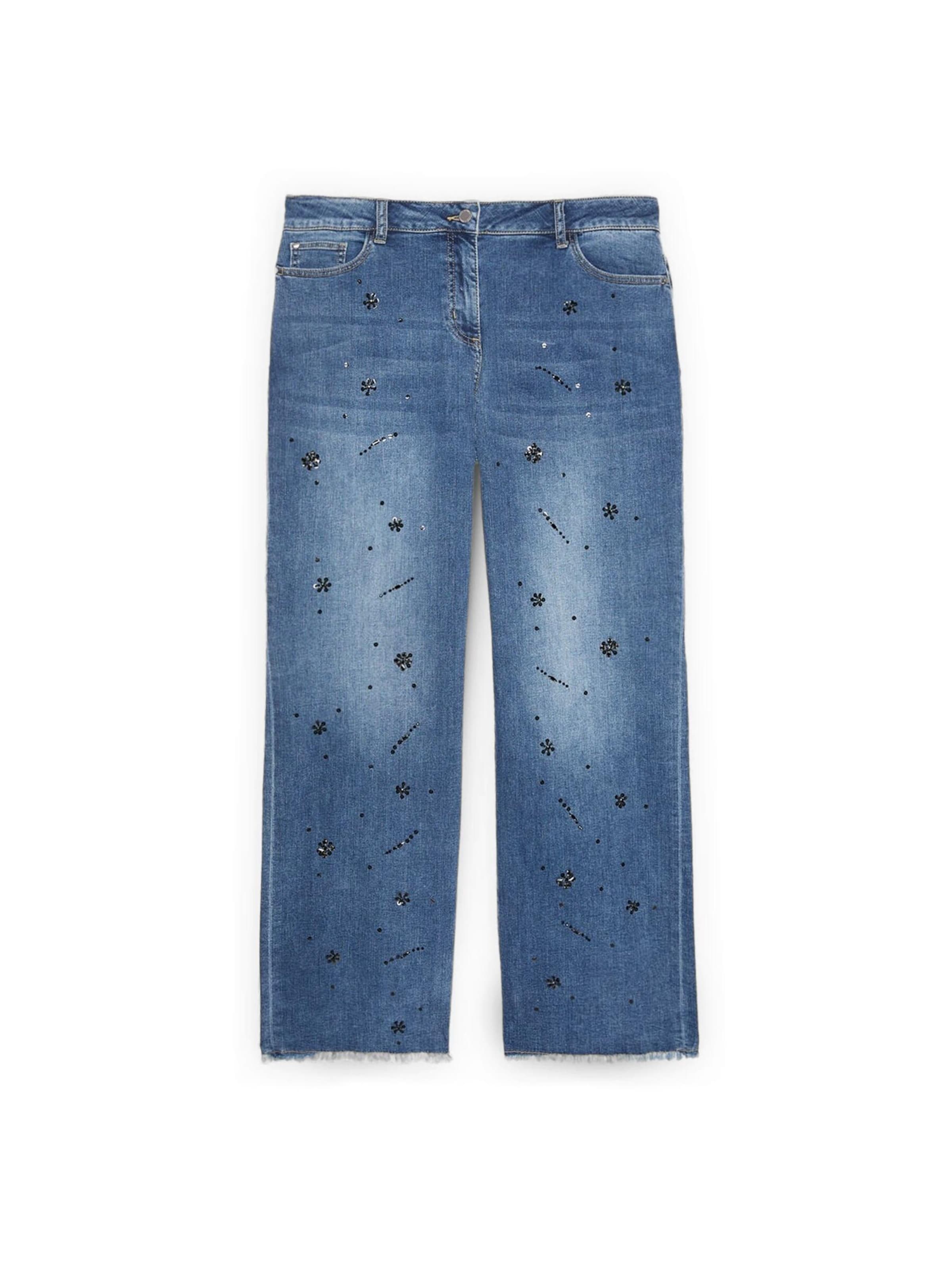 Fiorella Rubino Regular Jeans in Blauw: voorkant