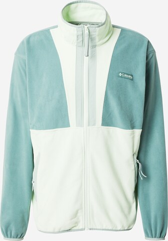 COLUMBIA Athletic fleece jacket 'Back Bowl' in Green: front