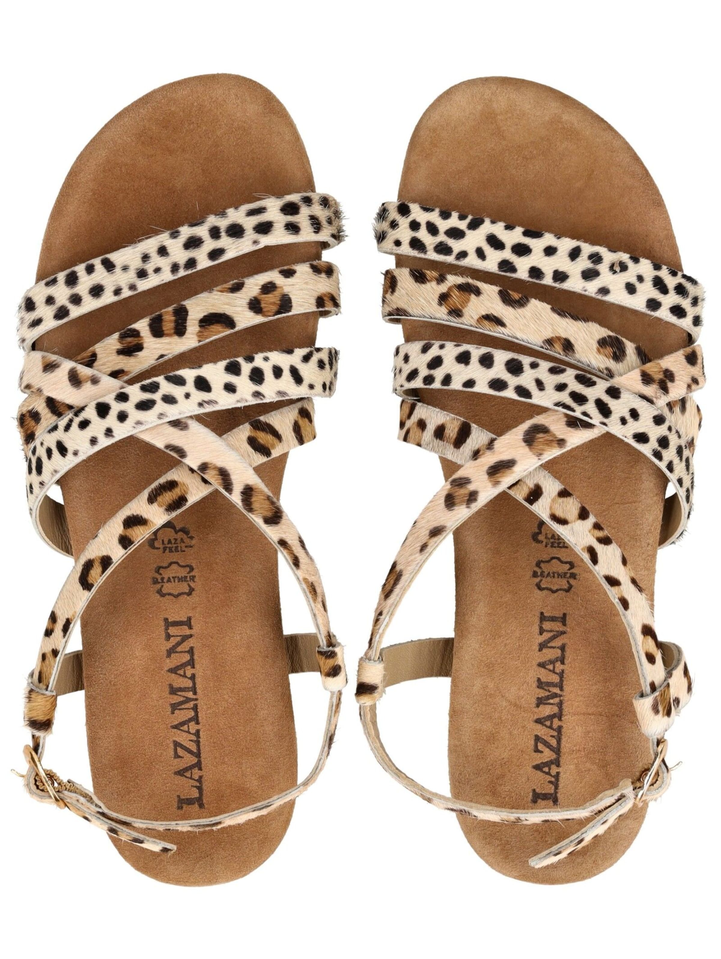 Sandales à lanières LAZAMANI en jaune