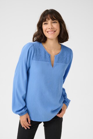 Kaffe Blouse 'KALinda' in Blauw: voorkant