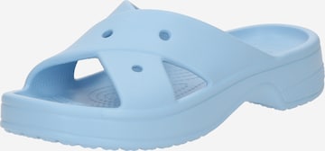 Zoccoletto di Crocs in blu: frontale