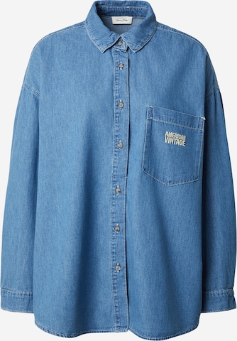 AMERICAN VINTAGEBluza 'IZEWAY' - plava boja: prednji dio