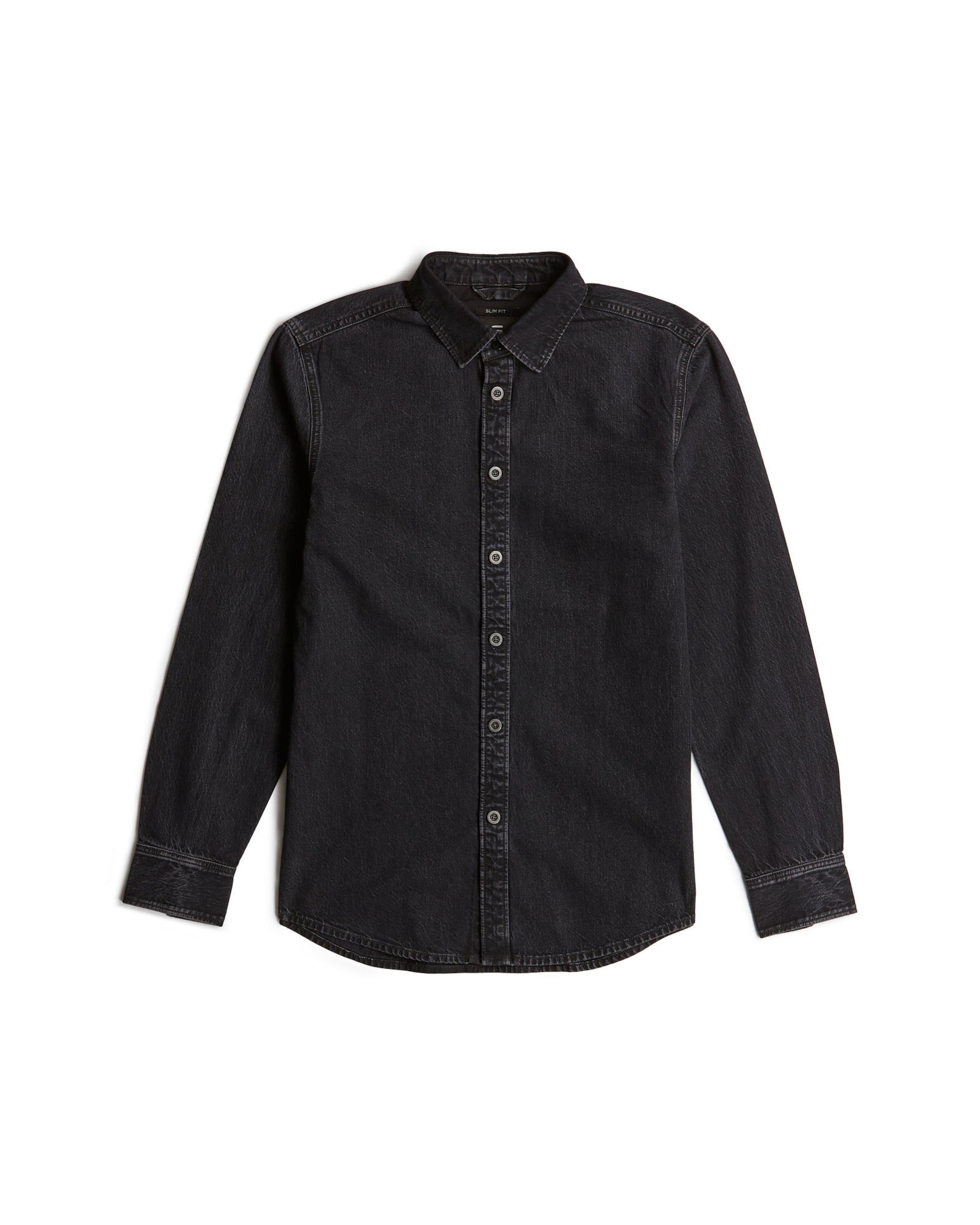 G-STAR Regular fit Overhemd in Zwart: voorkant