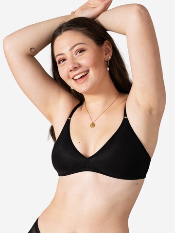 SugarShape T-shirt Bra 'Airyn' in Black: front