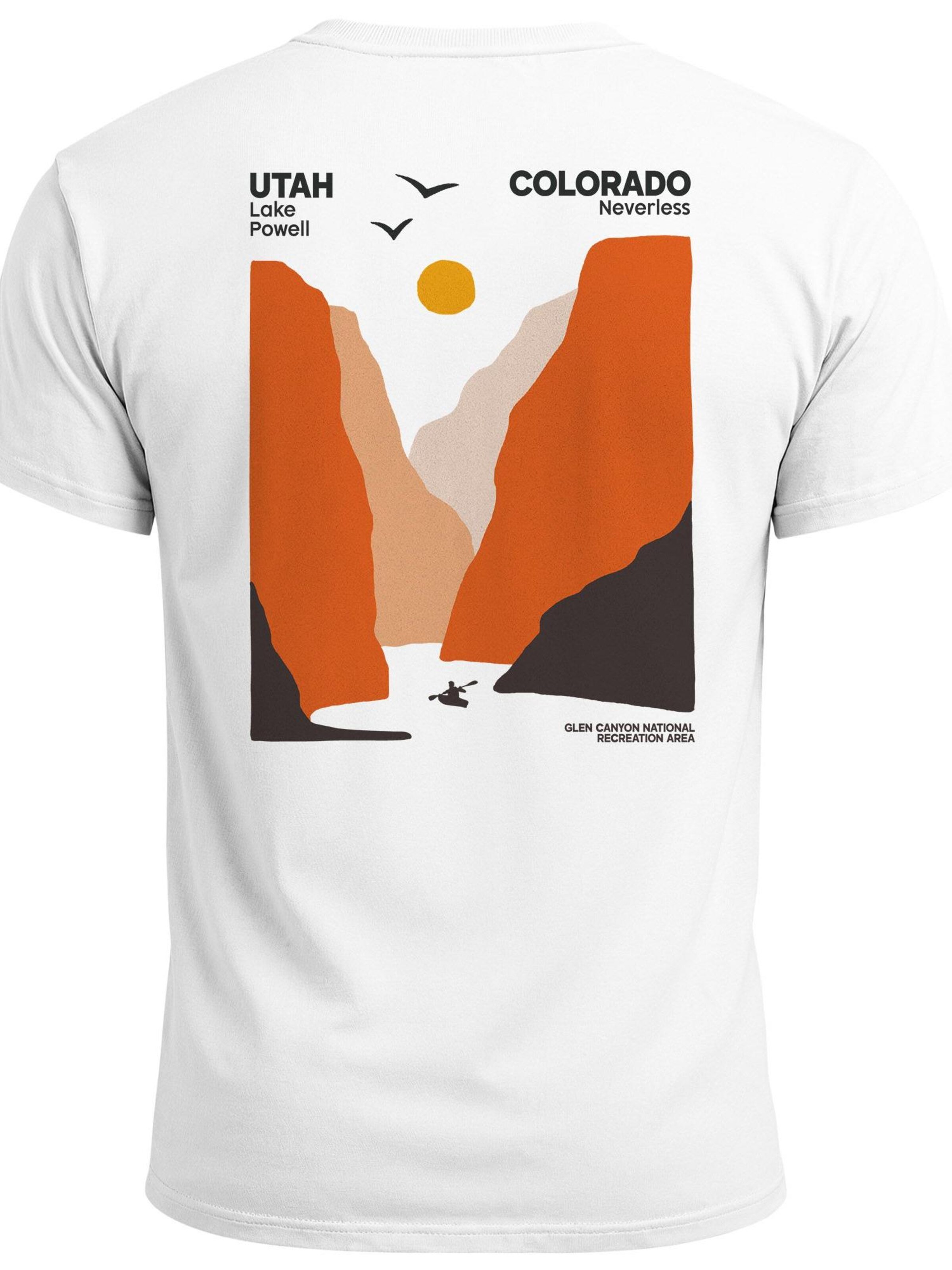 Neverless Shirt 'Colorado River' in White