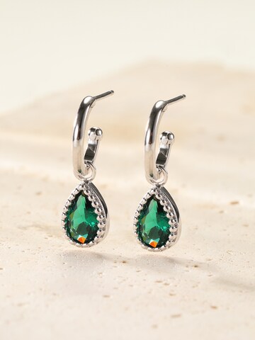 Hey Happiness Ohrringe 'May Birthstone' in Silber