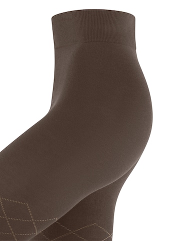 BURLINGTON Tights 'Argyle Affair' in Brown