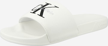 Calvin Klein Jeans Regular Mule 'ESS' in White: front