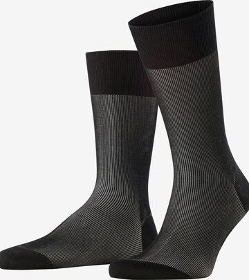 FALKE Socks 'Fine Shadow' in Black: front