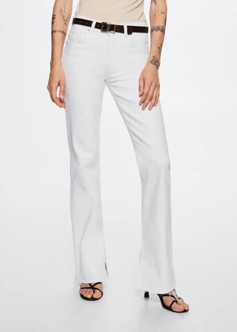 MANGO Jeans 'Elle' in Wit: voorkant