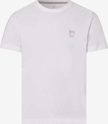 T-Shirt Nils Sundström en blanc : devant