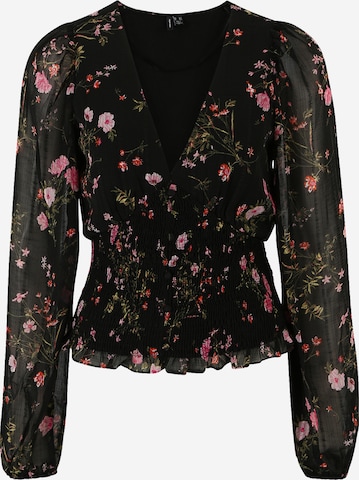 Vero Moda Tall Bluse 'ROSA' i sort: forside