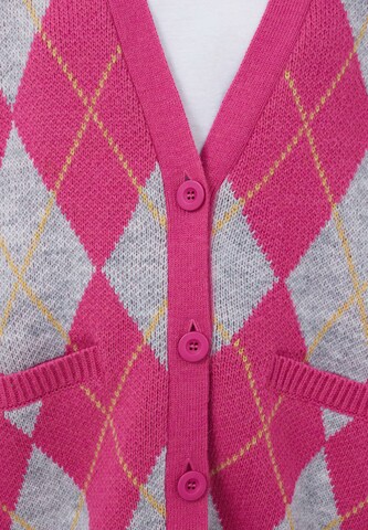 TOPTOP STUDIO Knit Cardigan in Pink