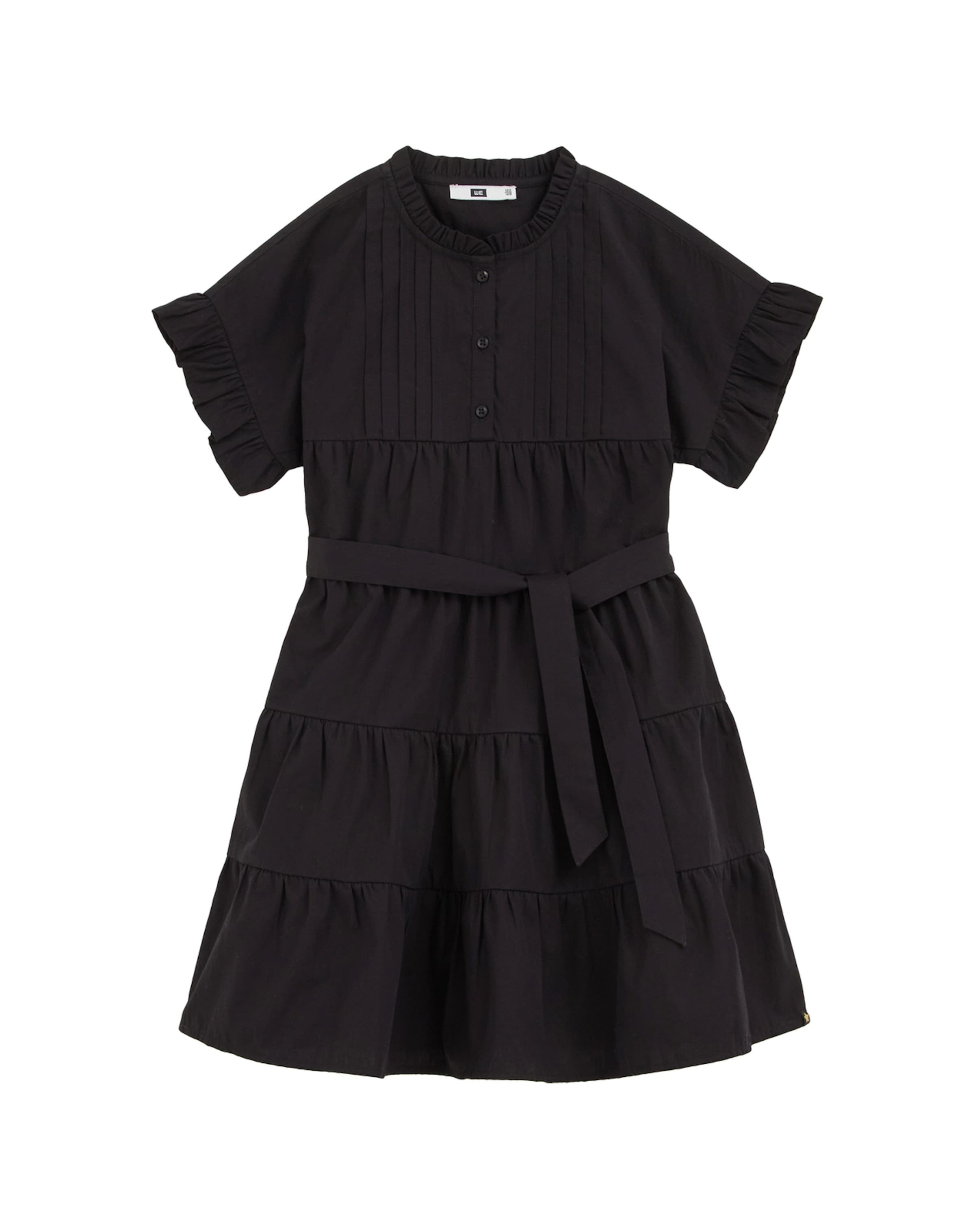 WE Fashion Kleit, värv must: eest vaates