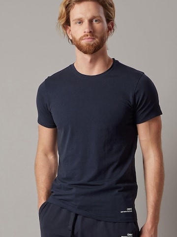 T-Shirt 'T-Shirt Girocollo Elasticizzata' OWN Off With Nature en bleu : devant