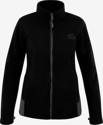 normani Athletic Fleece Jacket 'Ivalo' in Black: front
