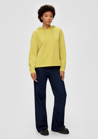 s.Oliver Sweatshirt in Yellow