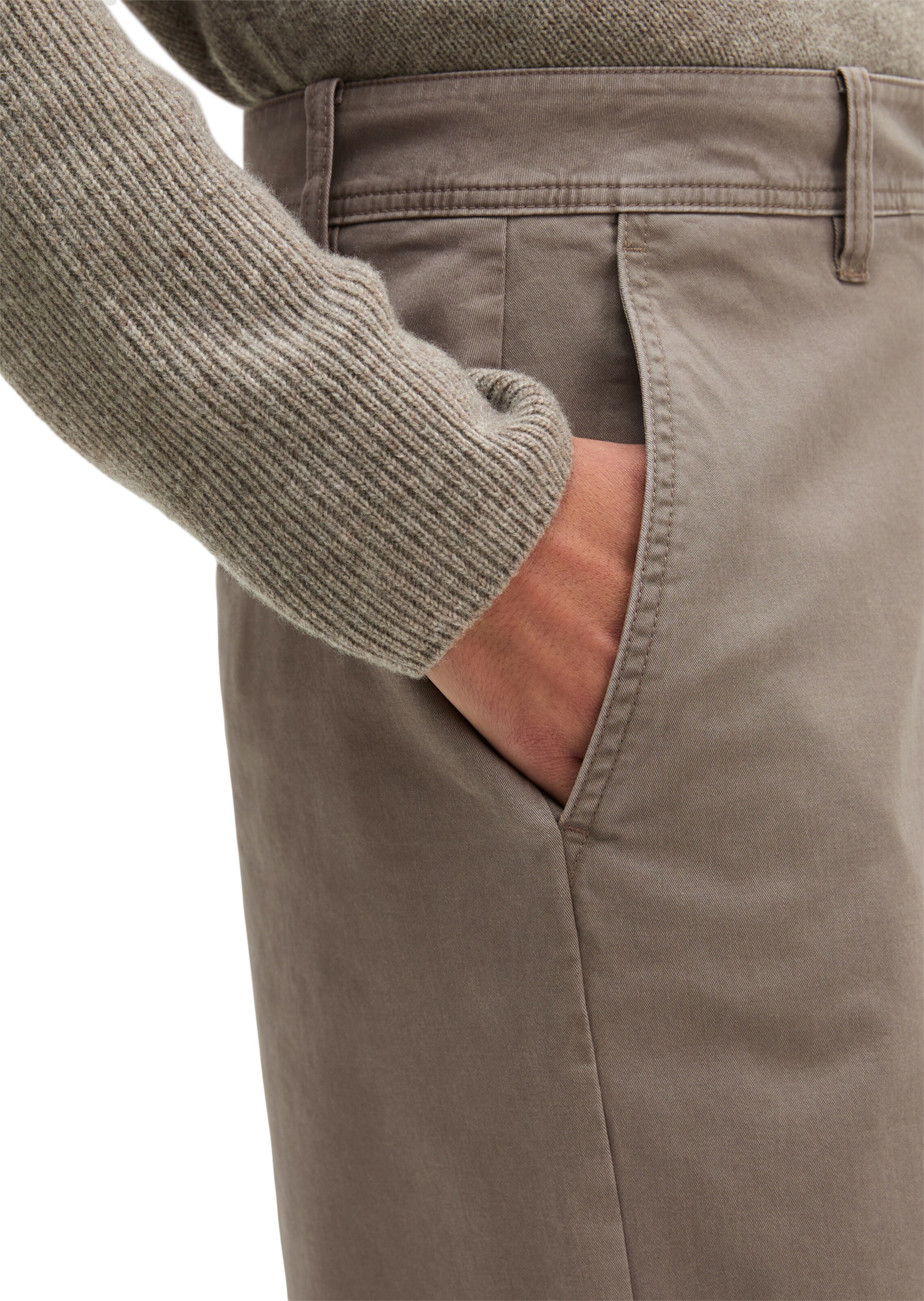 Marc O'Polo Loose fit Trousers in Brown