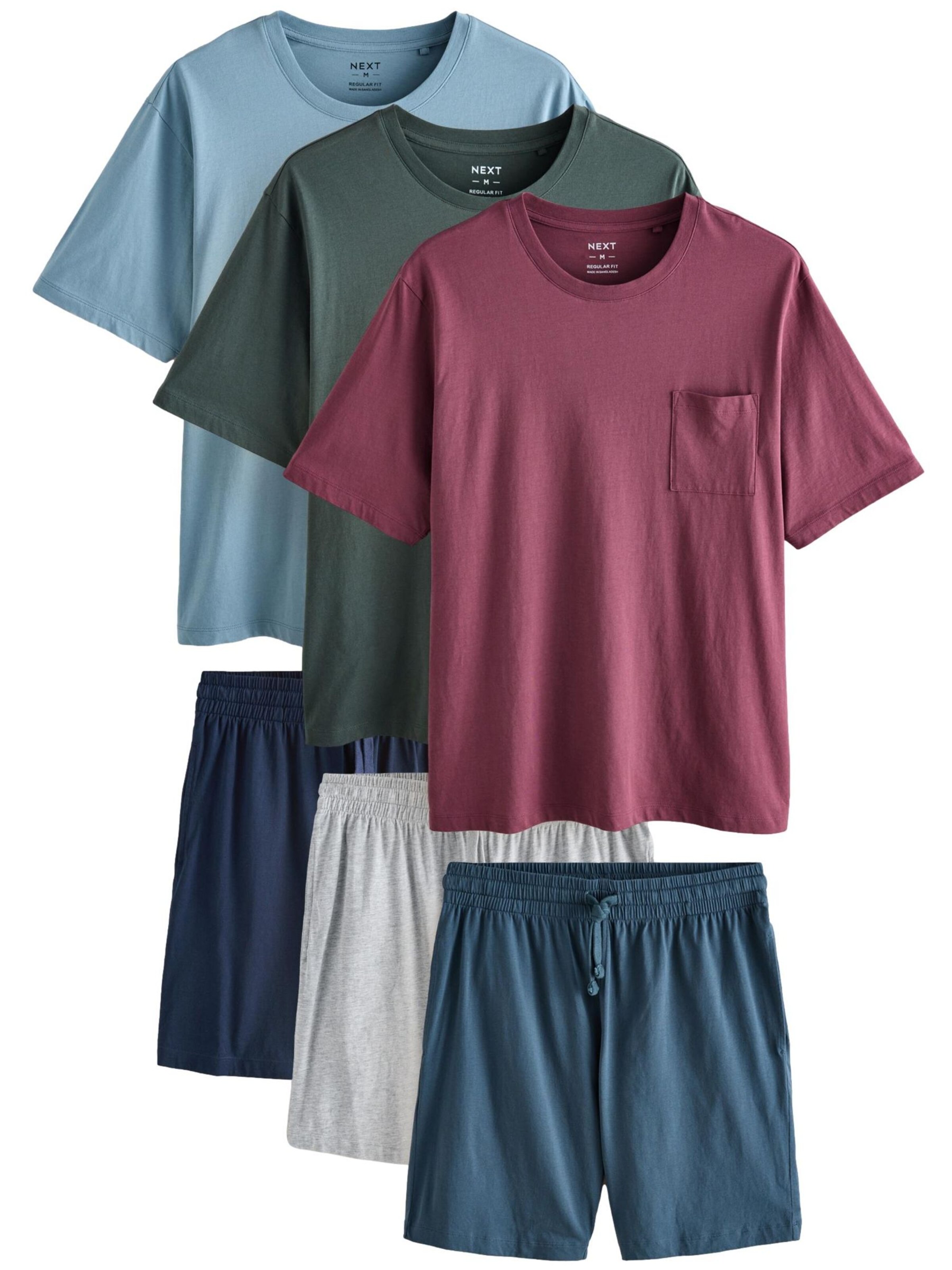 Next Rövid pizsama - vegyes színek: elől