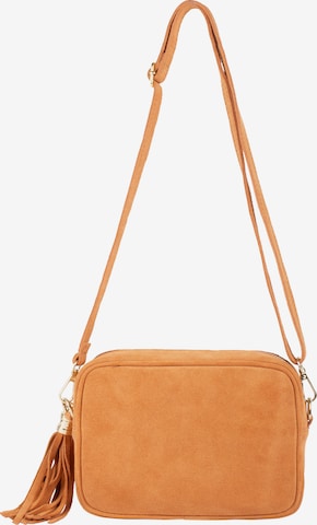 Sac à bandoulière IZIA en orange : devant