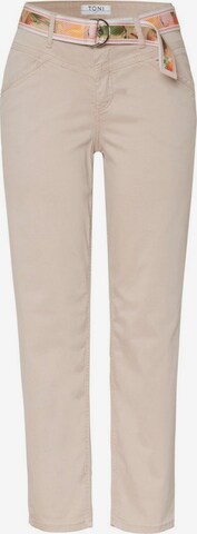 TONI Regular Jeans in Beige: voorkant