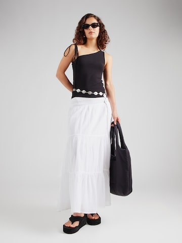 WEEKDAY Top 'Chloe' - Čierna