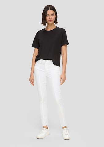 Coupe slim Pantalon s.Oliver en blanc