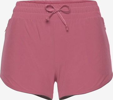 Pantaloni sportivi di LASCANA ACTIVE in rosa: frontale