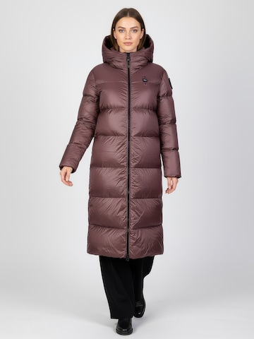 Blauer Mantel 'Celia' in Rot