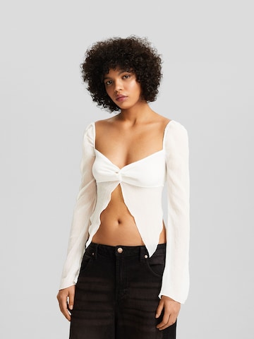 Bershka Bluse i beige: forside