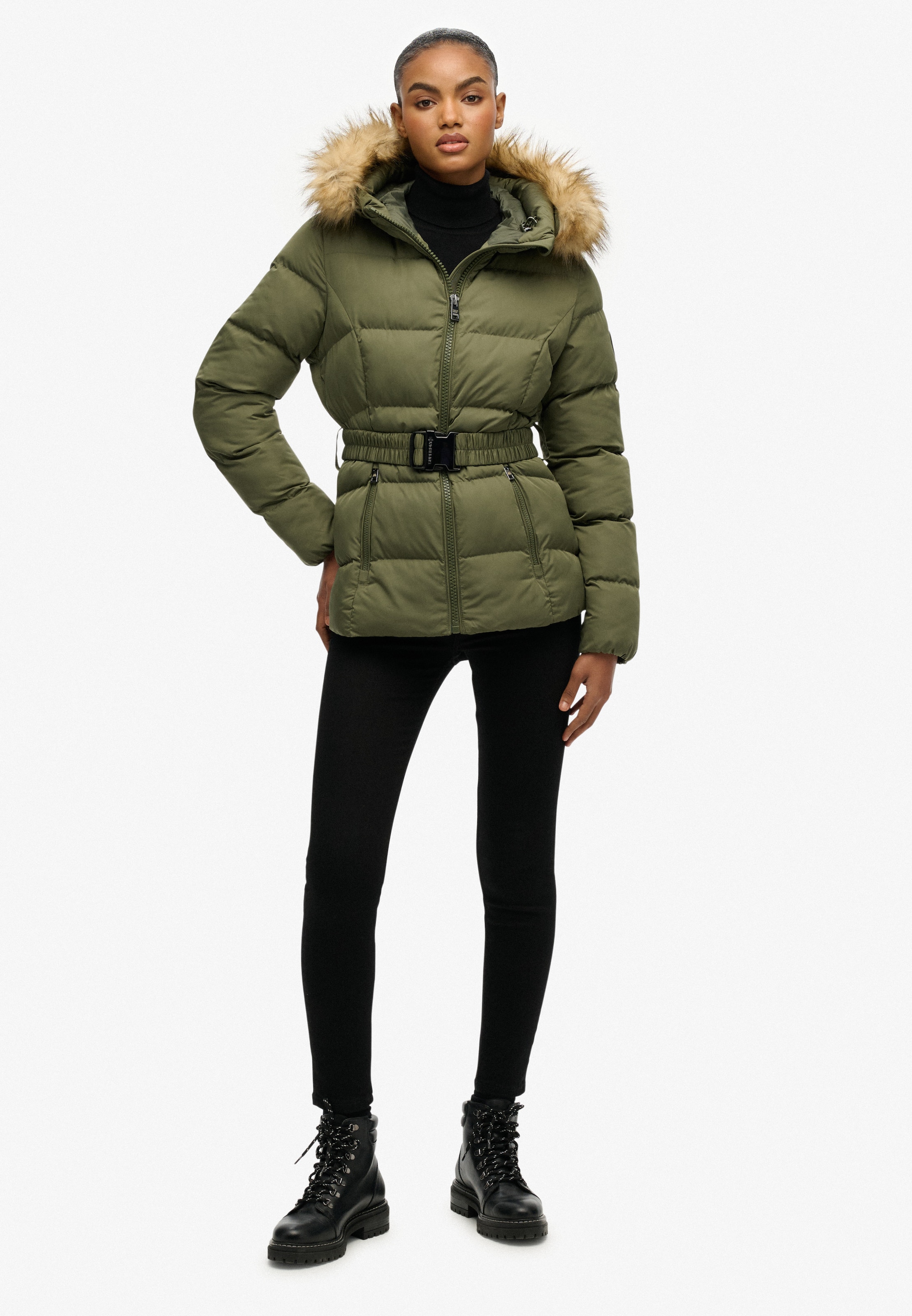 Veste d’hiver 'Fuji' Superdry & Co en vert