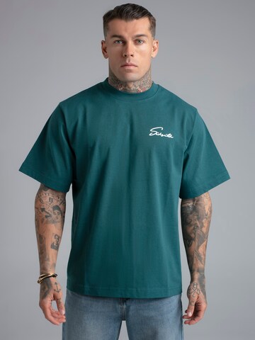 Maglietta di SikSilk in verde: frontale