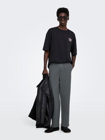 Only & Sons - Tapered Pantalón 'ONSGoyle' en gris