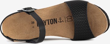 Bayton - Sandalias 'Maya' en negro