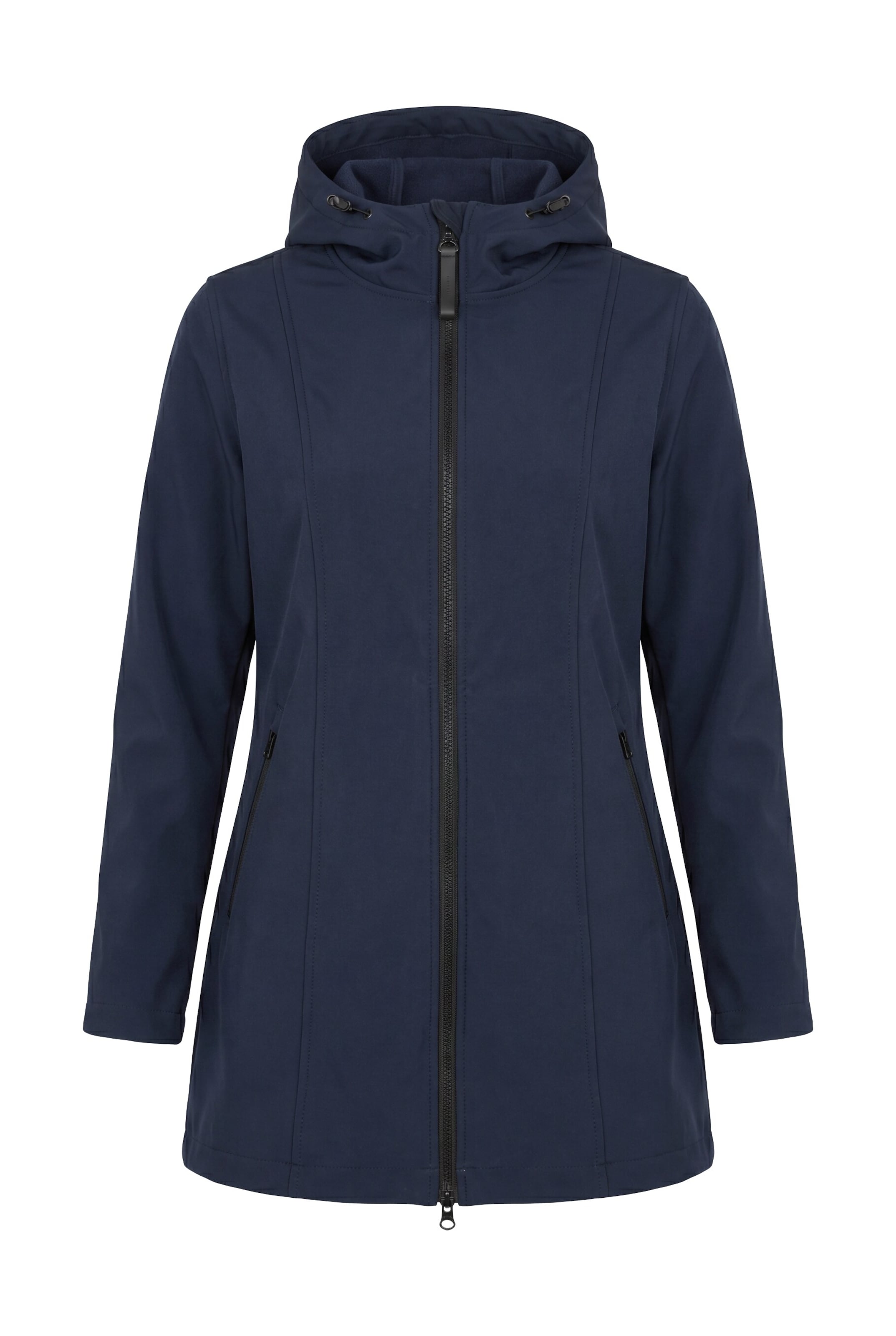 Ulla Popken Functionele jas in Blauw: voorkant