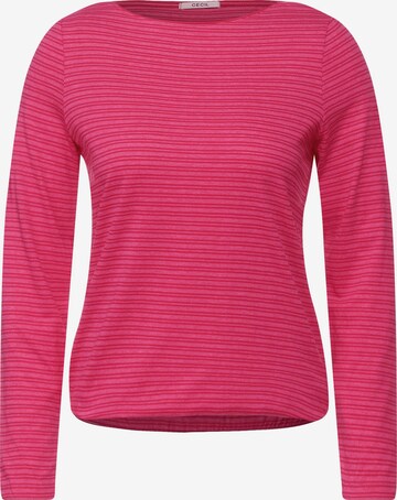 CECIL Shirt in Roze: voorkant