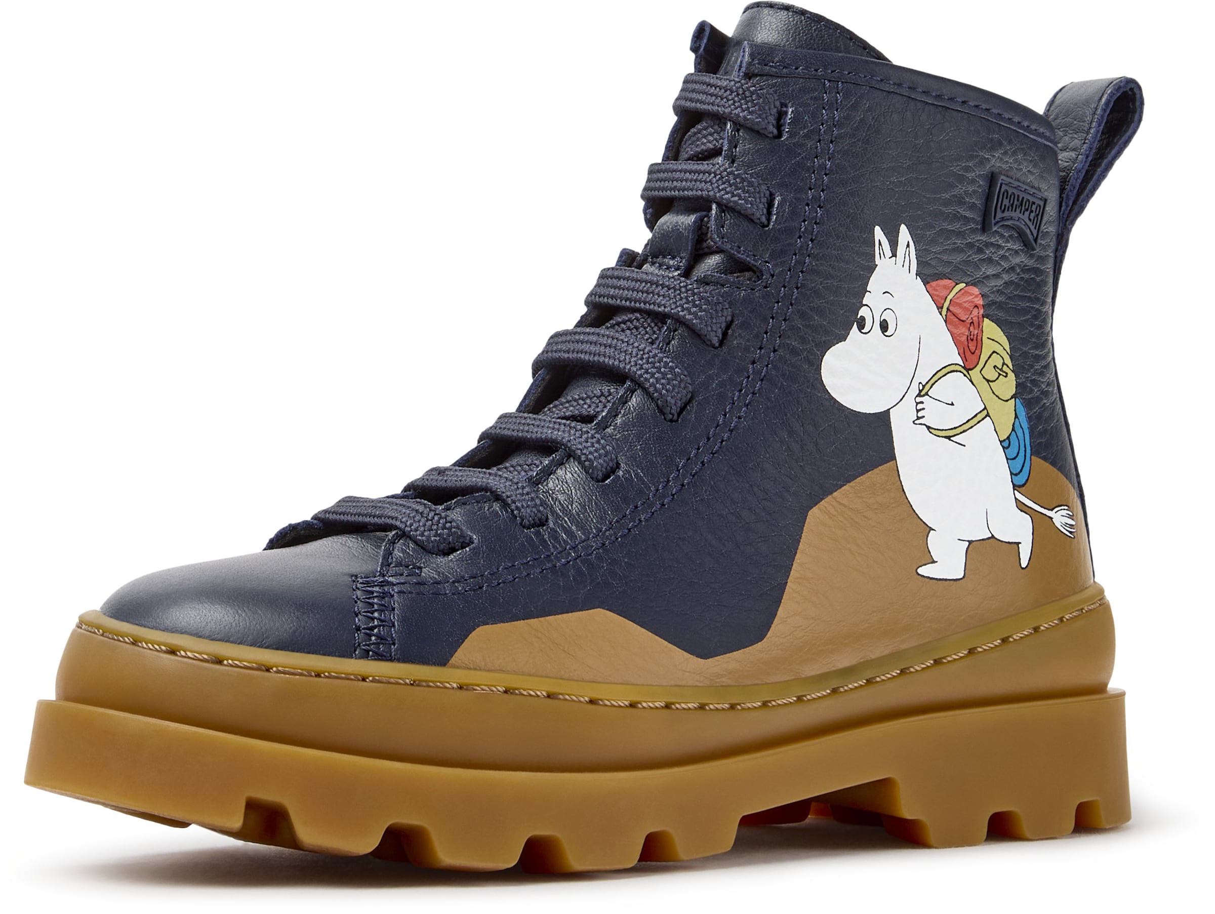Stivale 'Brutus' di CAMPER in blu: frontale
