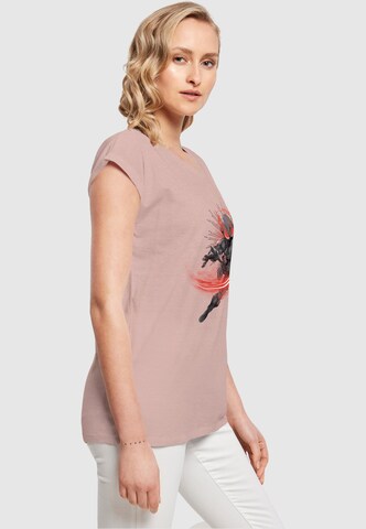 ABSOLUTE CULT Shirt 'Aquaman - Black Manta Flash' in Pink