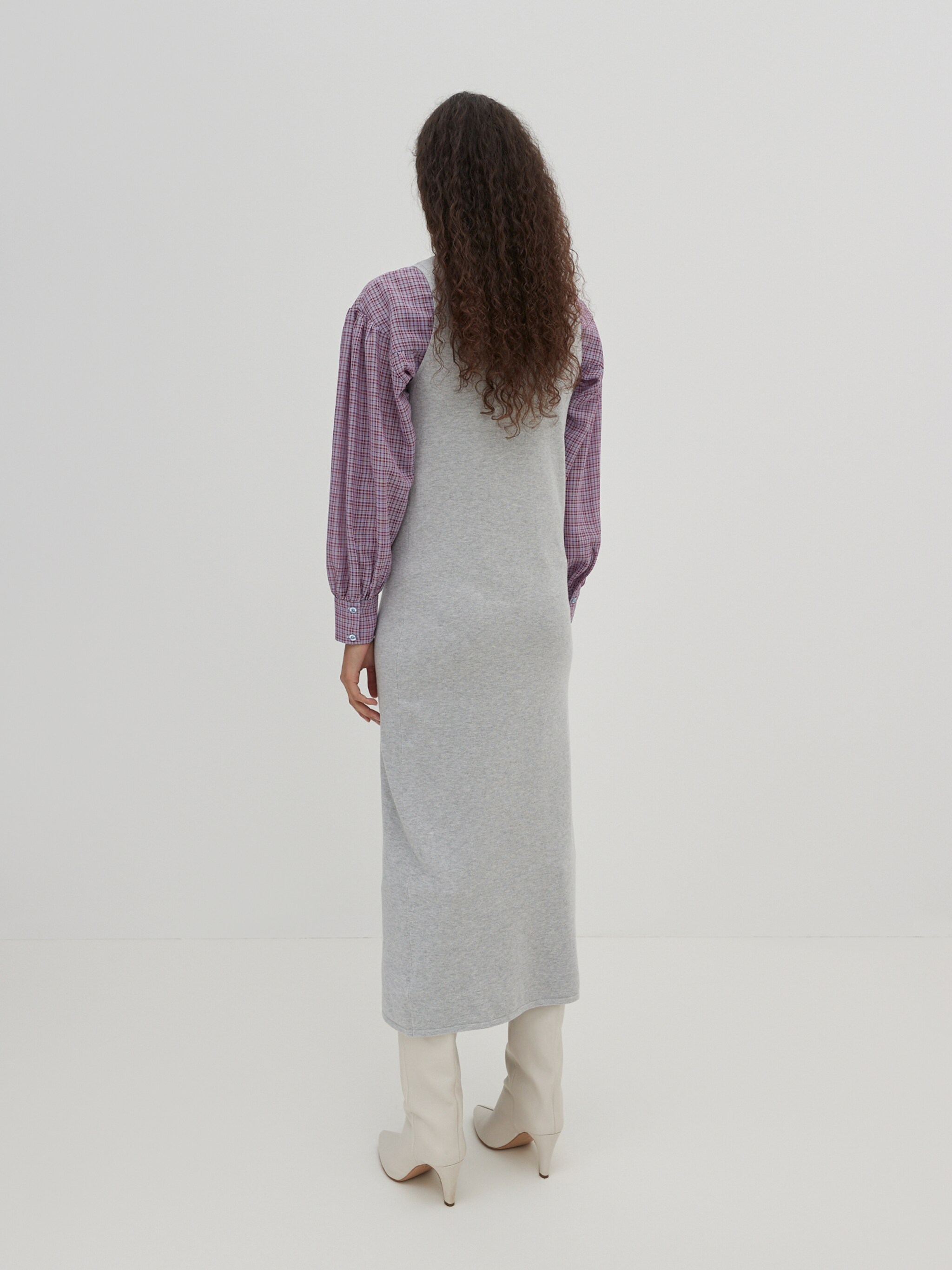 EDITED Produkte Kleid 'Alisha' graumeliert