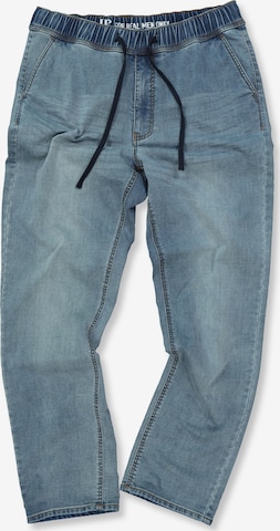 JP1880 Tapered Jeans in Blauw: voorkant