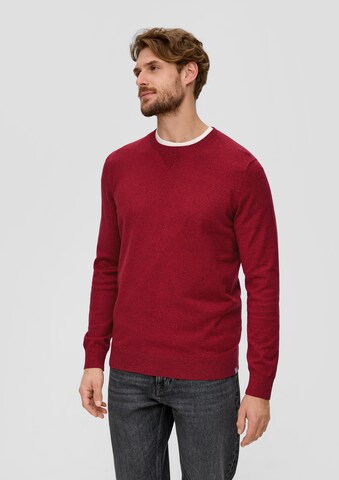 s.Oliver Sweater in Red: front