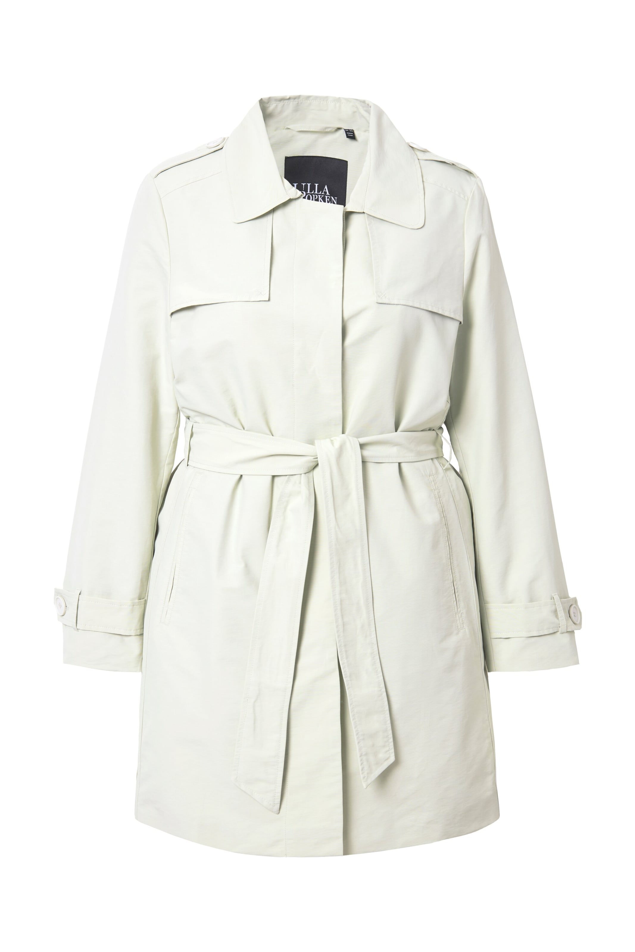 Ulla Popken Tussenmantel in Wit: voorkant