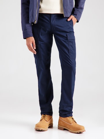 TIMBERLAND Regular Cargobroek in Blauw: voorkant