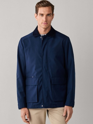 Manteau mi-saison Hackett London en bleu : devant