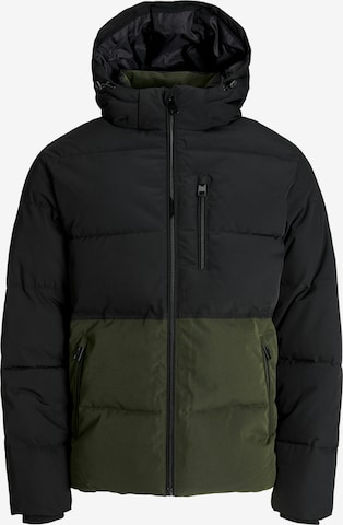 Jack & Jones Plus - Casaco de inverno 'JJEOWEN' em verde: frente