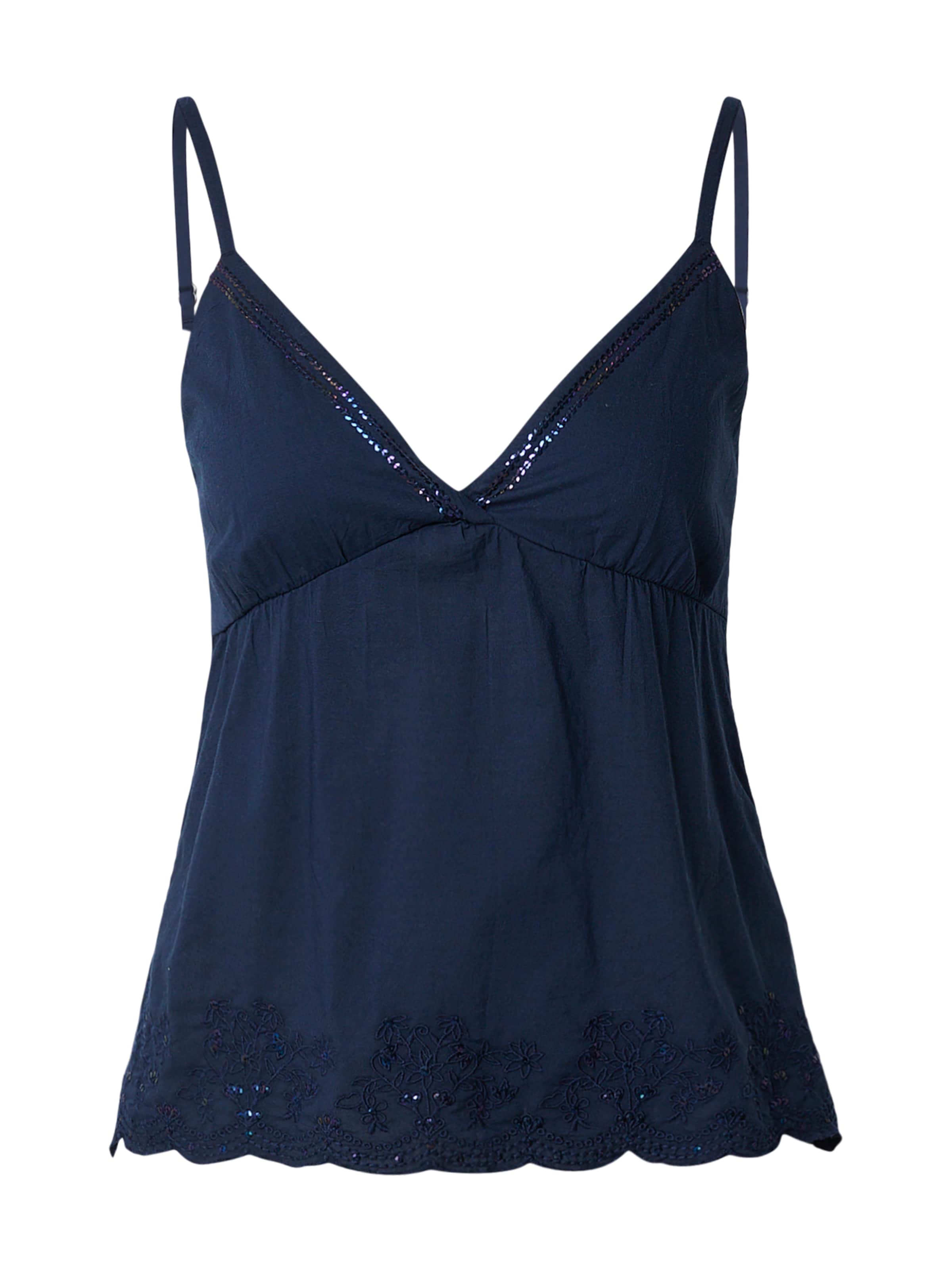 HOLLISTER Τοπ σε μπλε: μπροστά